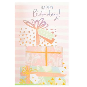 כרטיס ברכה דגם מתנות